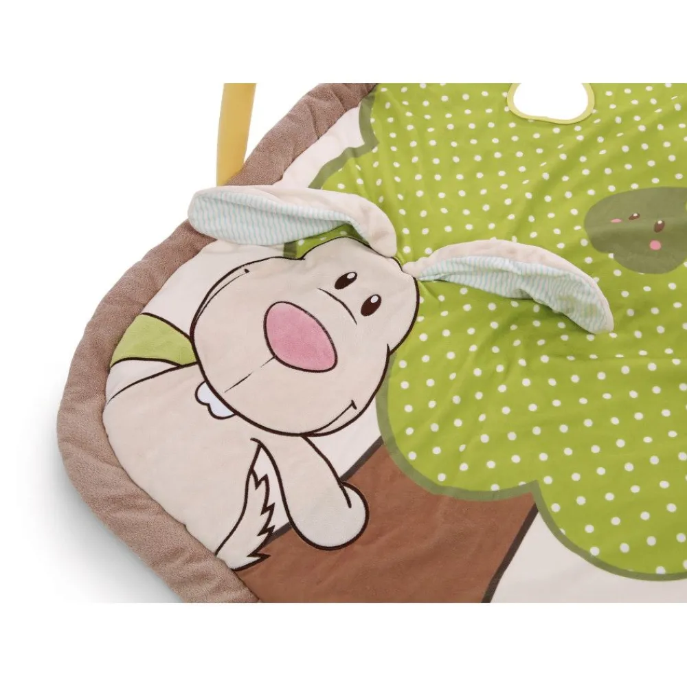 NICI My First Nici>3-D Activity-Decke Hase Und Eule Mit Spielkissen Und Spielbogen