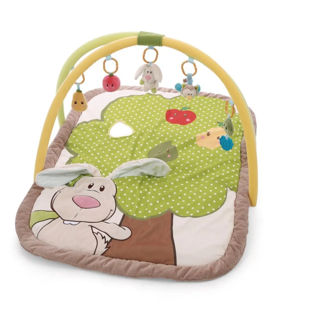 NICI My First Nici>3-D Activity-Decke Hase Und Eule Mit Spielkissen Und Spielbogen