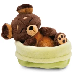 NICI My Nici Pets>Kuscheltier Sleeping Pets Brauner Hund Im Grunen Korbchen