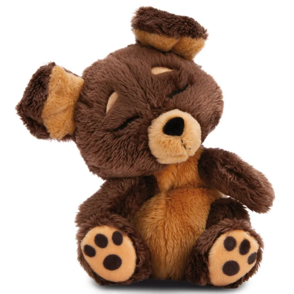 NICI My Nici Pets>Kuscheltier Sleeping Pets Brauner Hund Im Grunen Korbchen